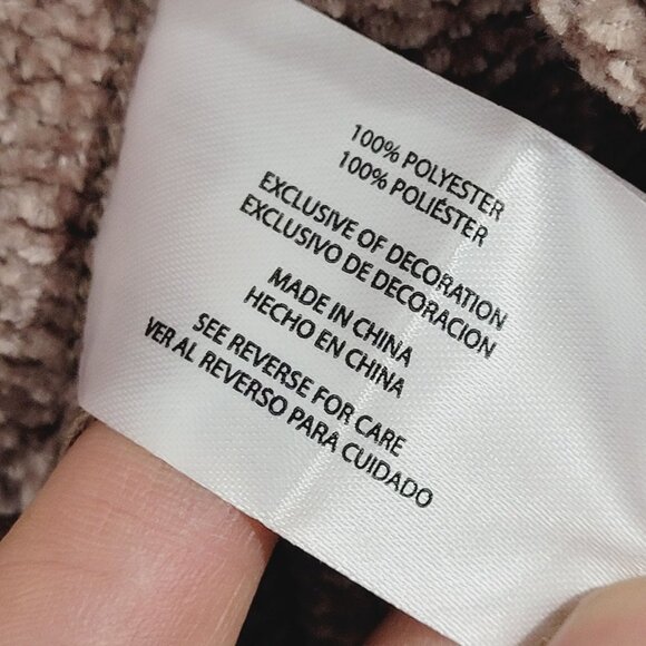 NEW Orvis Chenille Shawl Women's XXL Collar Cardigan Soft & Cozy/ 26PT - Picture 6 of 9